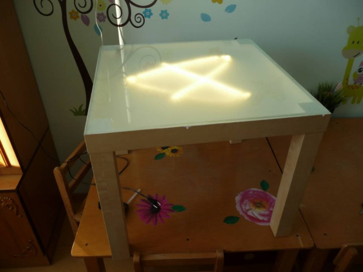 Как сделать световой стол для рисования песком?