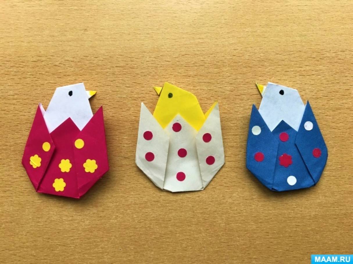Модульное оригами цыпленок в скорлупе мастер класс. Сборка цыпленка оригами по фото и схеме сборки