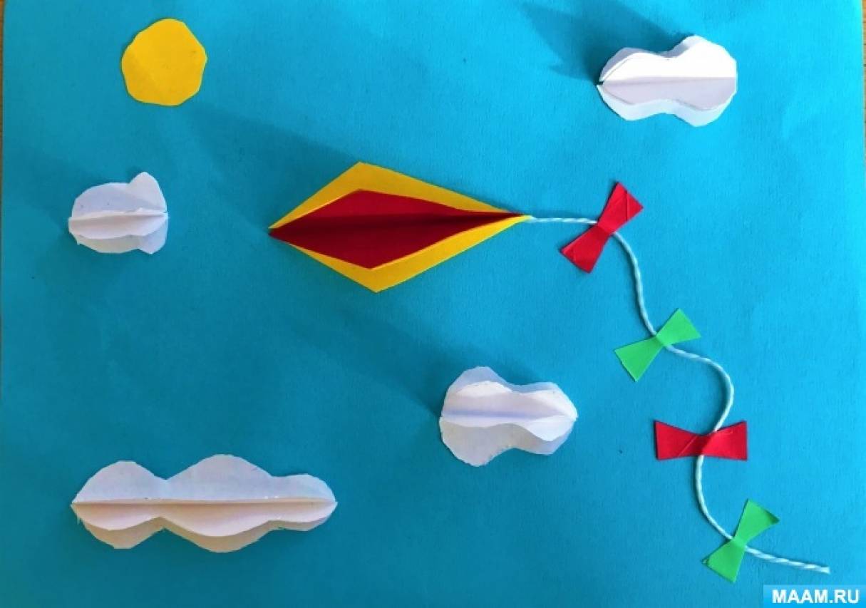 Как сделать простого и хорошего воздушного змея из бумаги