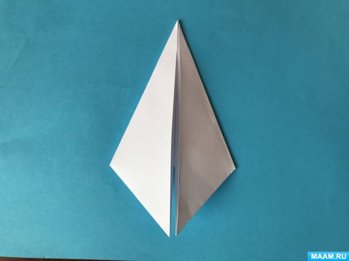 Как сделать модульный треугольник для оригами