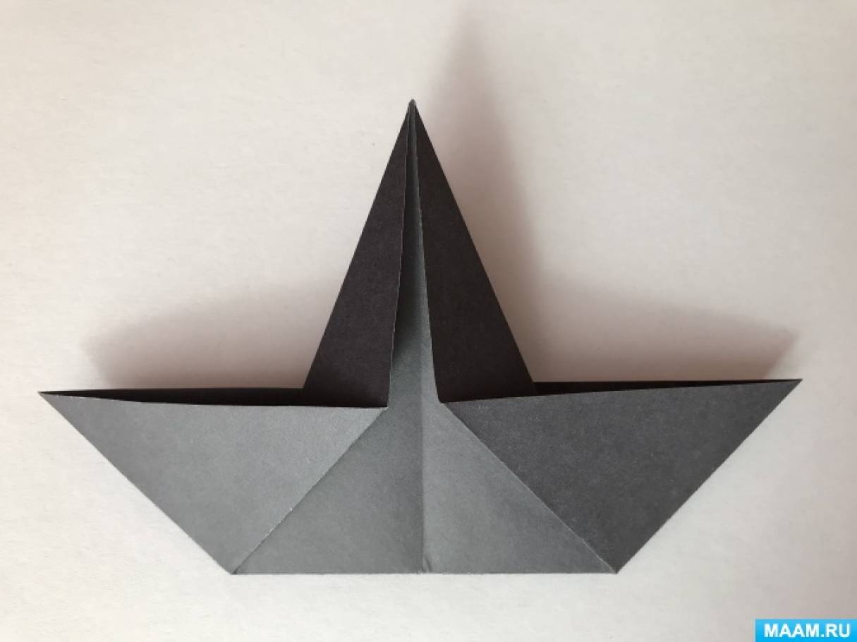 Оригами Ворона | Как сделать птичку из бумаги