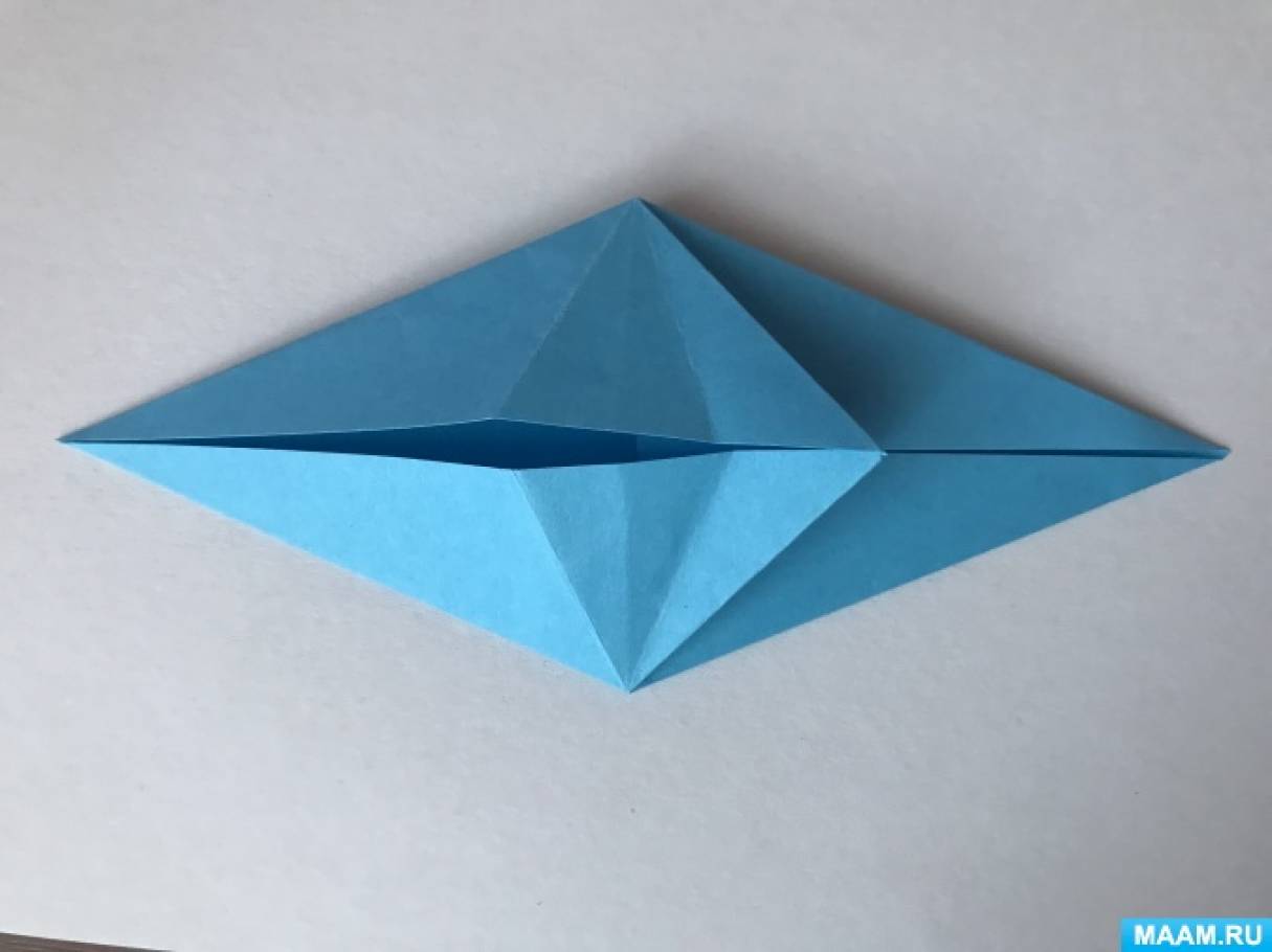 Оригами Дракон. Поделки из бумаги для детей. Оригами для начинающих.