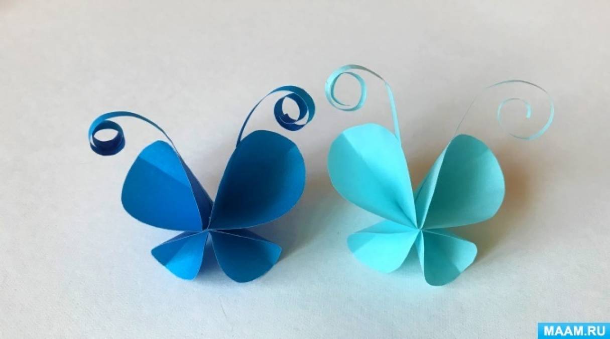 Бабочки в технике оригами и квиллинг