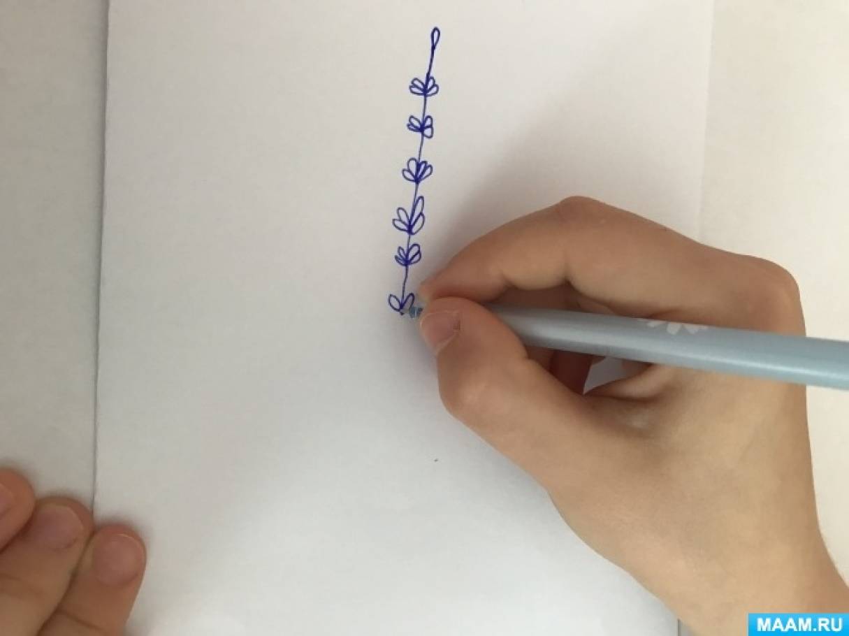 Идея для росписи ногтей гелевой ручкой