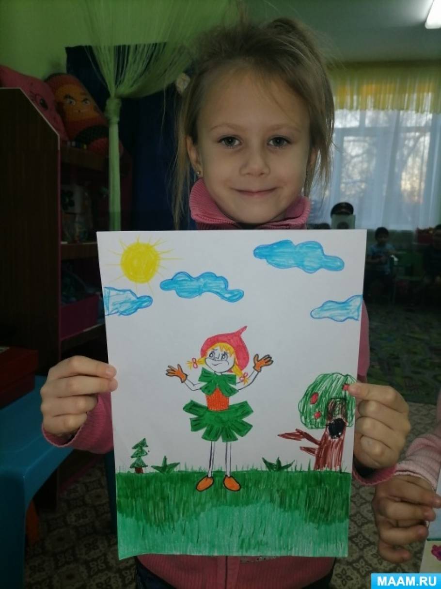 Детские рисунки в поддержку СВО
