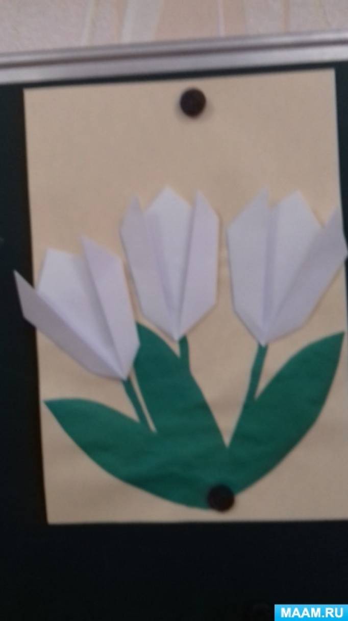 Волшебные цветы-оригами