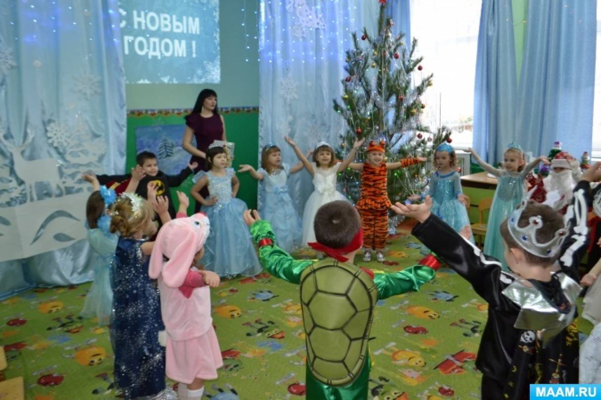 Сценарий новогоднего утренника в старшей