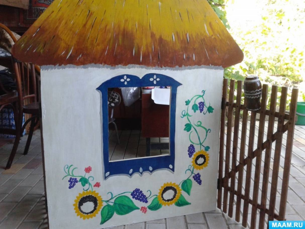 Как я построил на участке детский деревянный домик