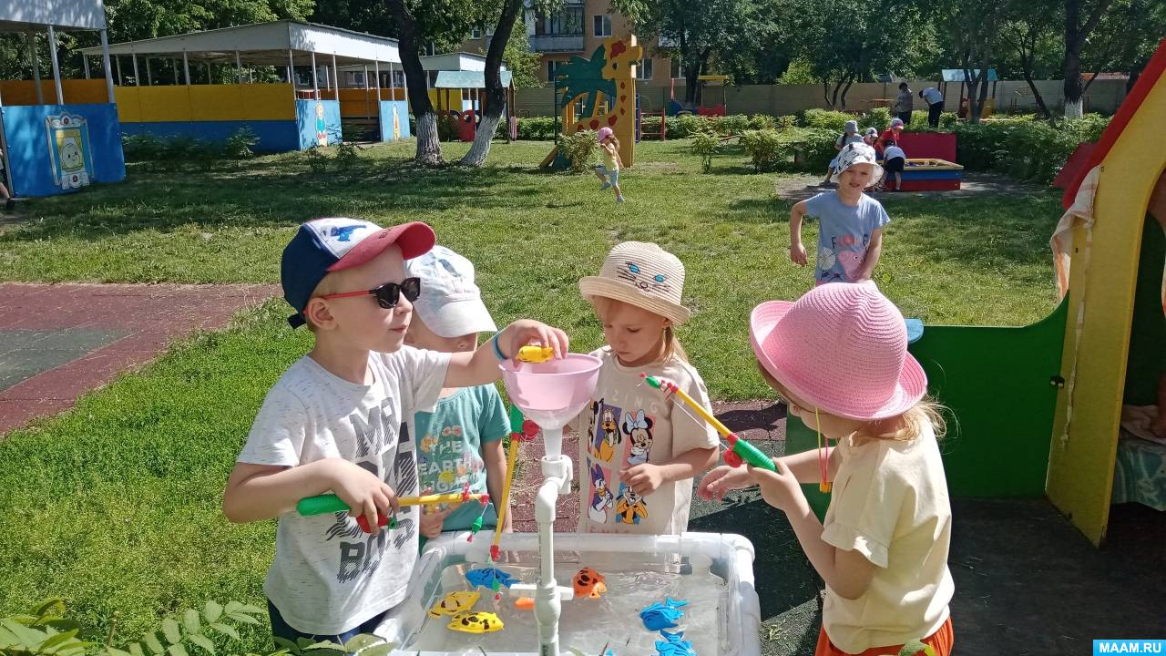 Игры с водой в летнее время. Воспитателям детских садов, школьным учителям и  педагогам - Маам.ру