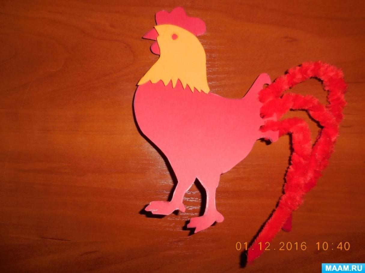 Вишневое НЕБО: Новогодняя игрушка на уличную елку Петя-Петушок