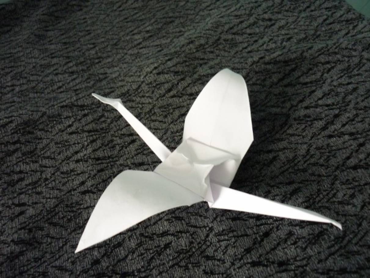 Как сделать журавлика из бумаги: 8 оригами схем