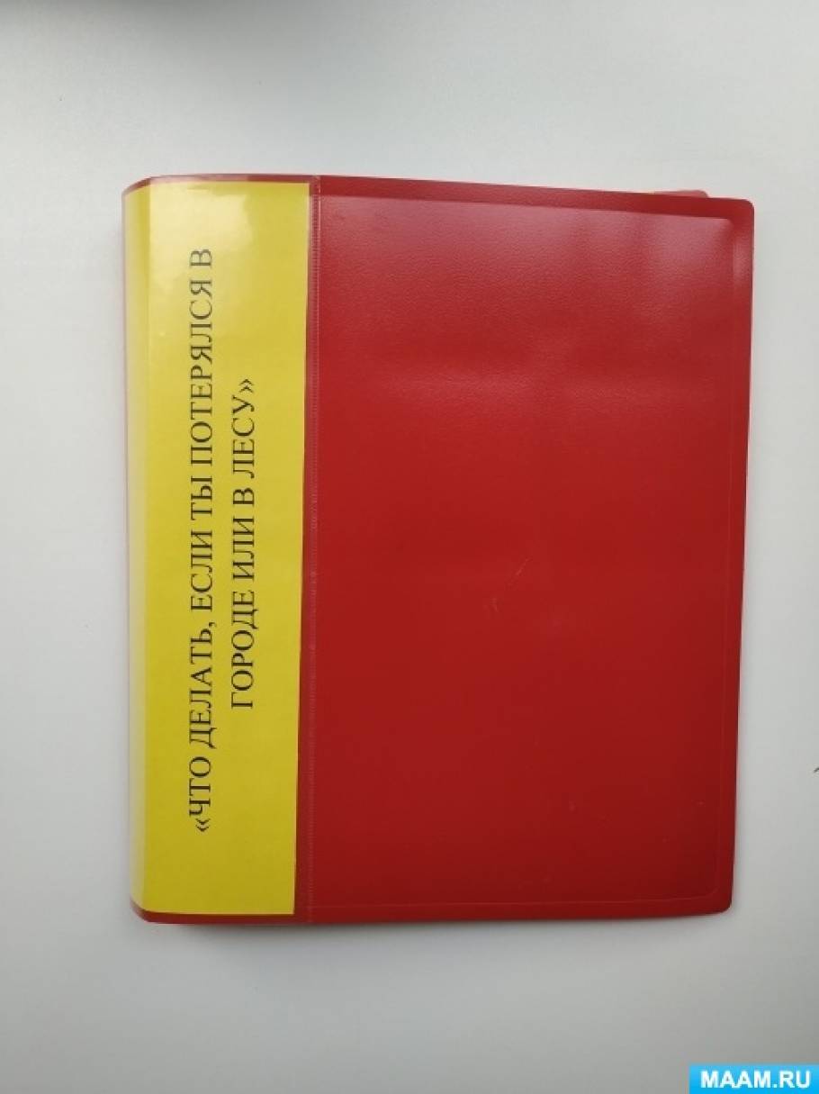 Лэпбук «Что делать, если ты потерялся в городе или в лесу» (6 фото).  Воспитателям детских садов, школьным учителям и педагогам - Маам.ру