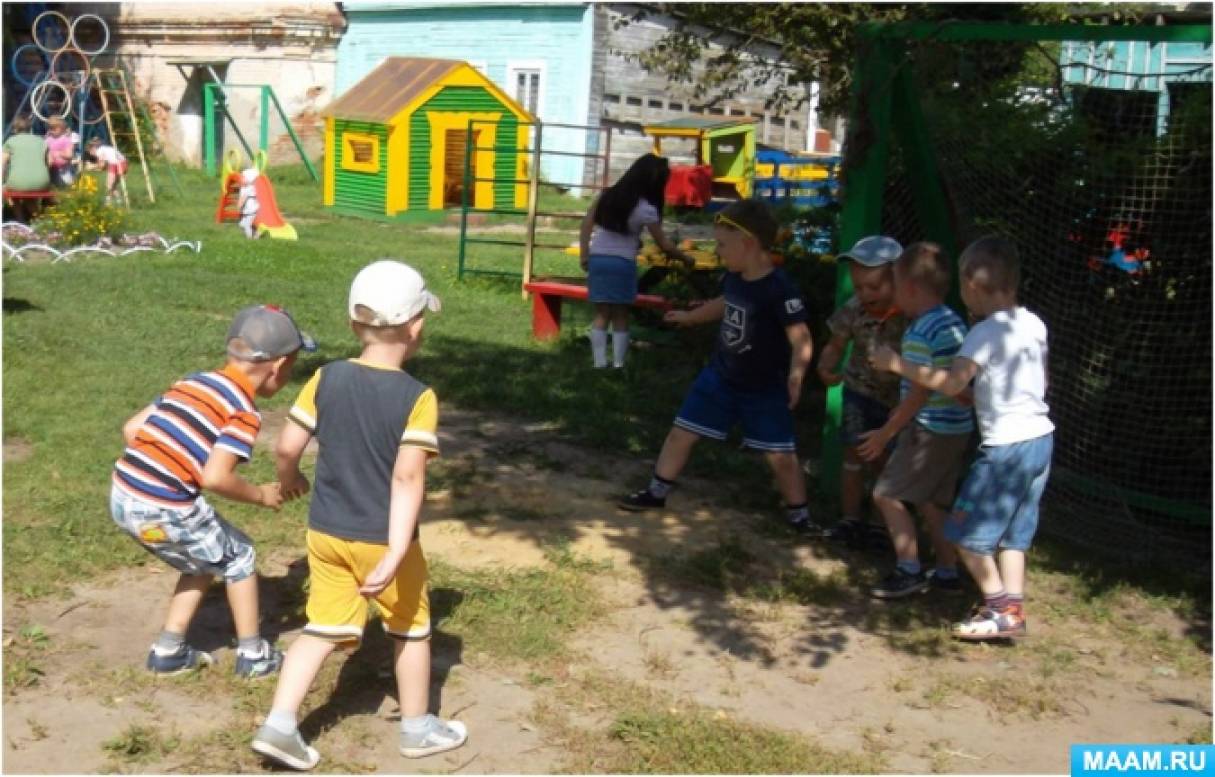 Участок детского сада - место для игры, отдыха, спорта и познавательного развития детей