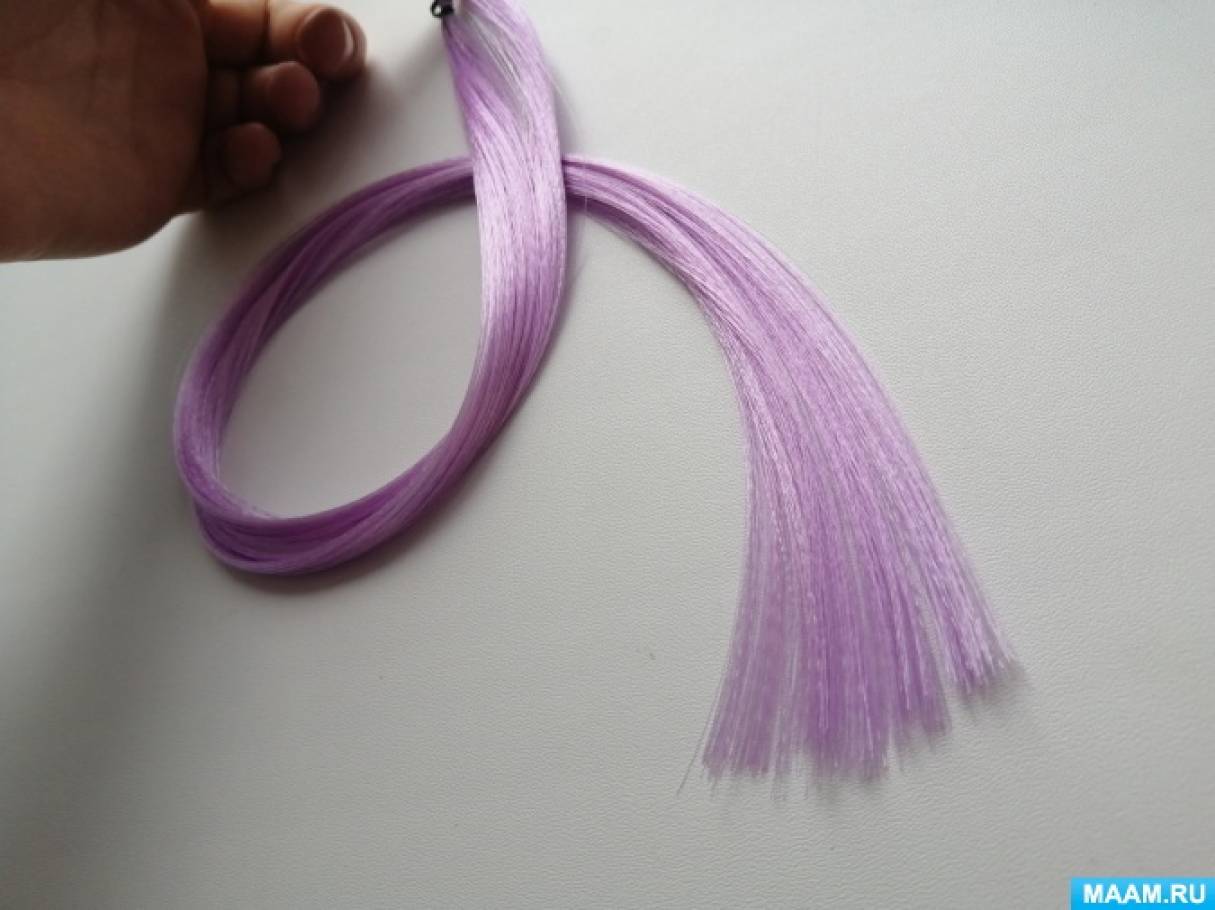 Резинка для волос из атласных лент