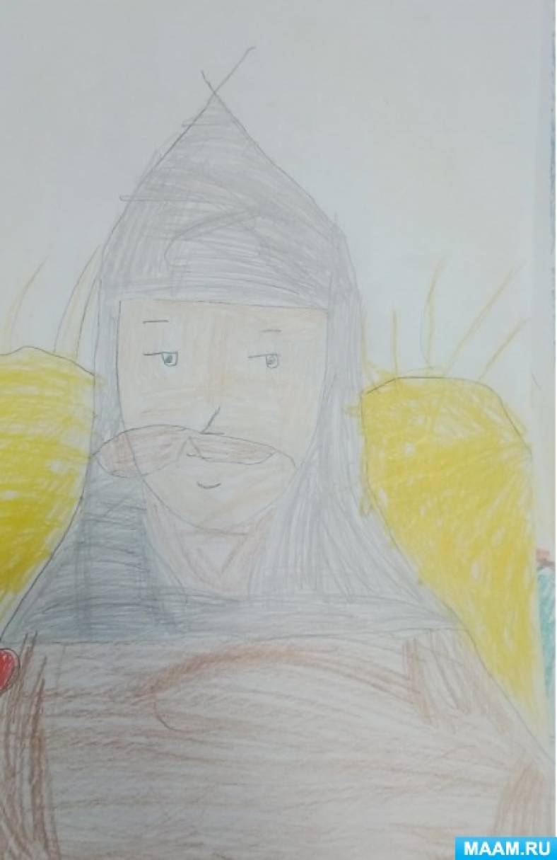 Как нарисовать богатыря поэтапно для детей с 9 лет
