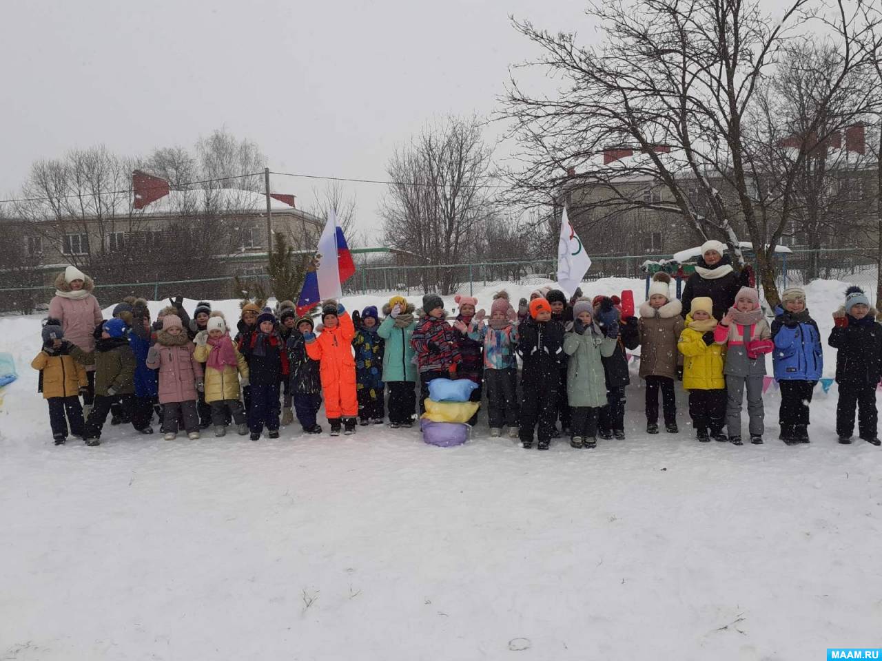 Зимние малые олимпийские игры. Сценарии. Воспитателям детских садов,  школьным учителям и педагогам - Маам.ру