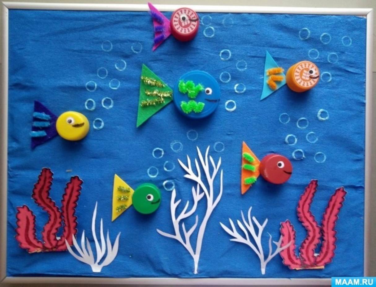 Лепка «Морские обитатели» из пластилина для детей поэтапно с фото