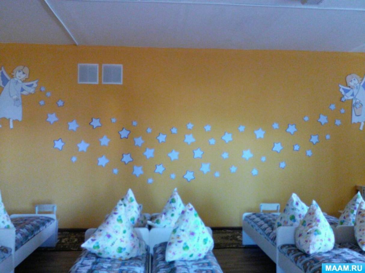 Украсить центральную стену в детском саду
