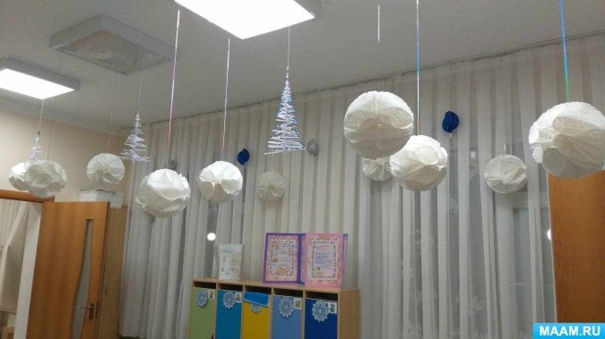 Создаем декоративные шары из вязаных салфеток