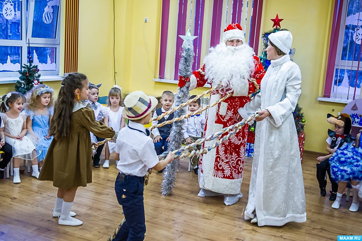 Детский сценарий на новый год смешной