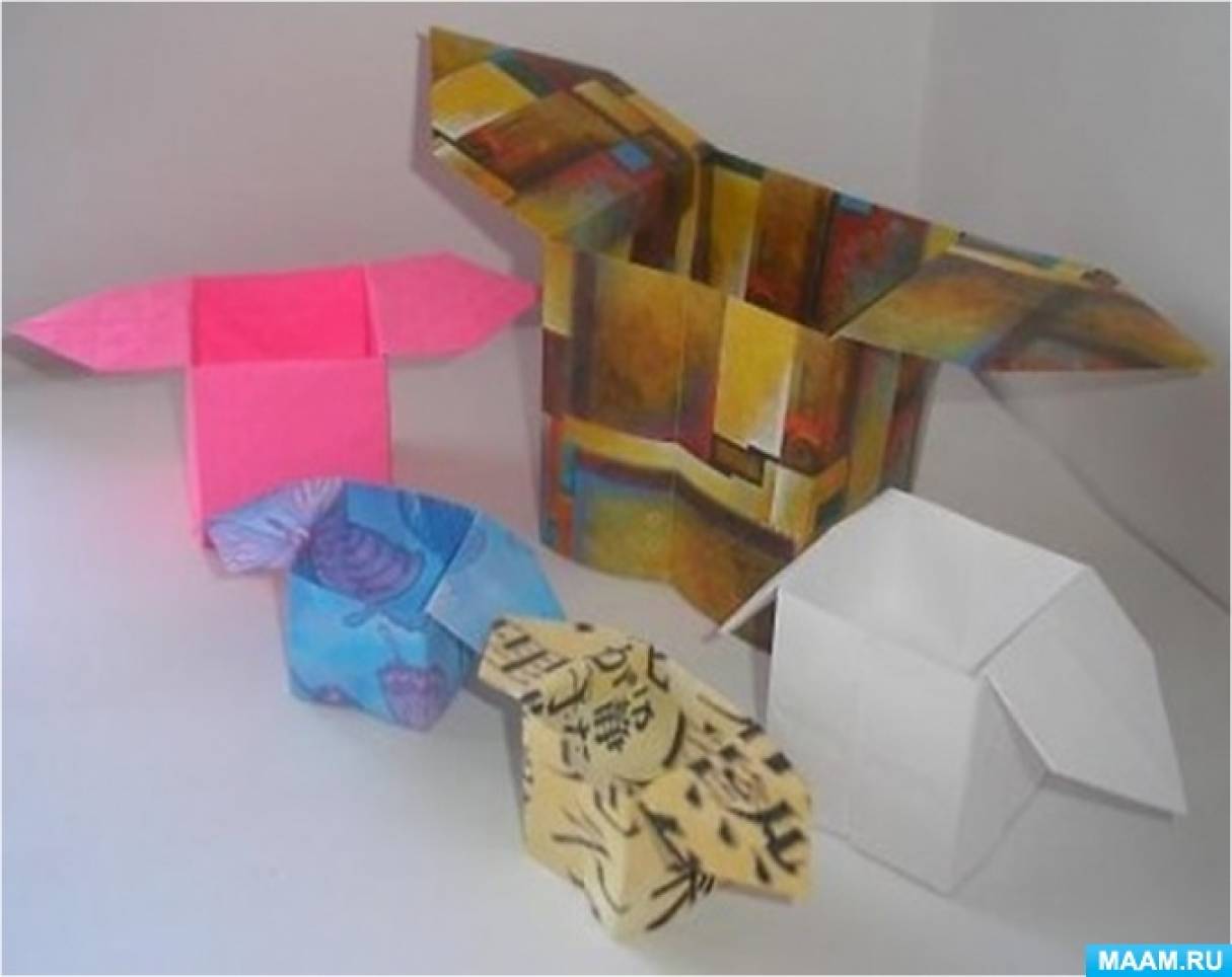 Кота Хирацука - мозаика из оригами