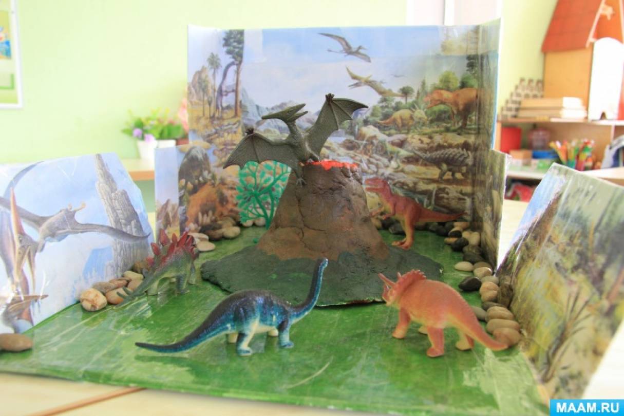 Динозавры. Макеты для детей