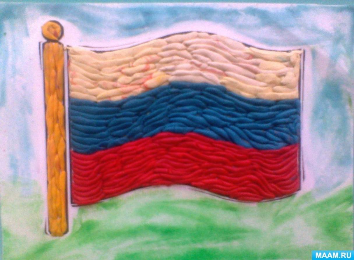 фото нарисованного флага