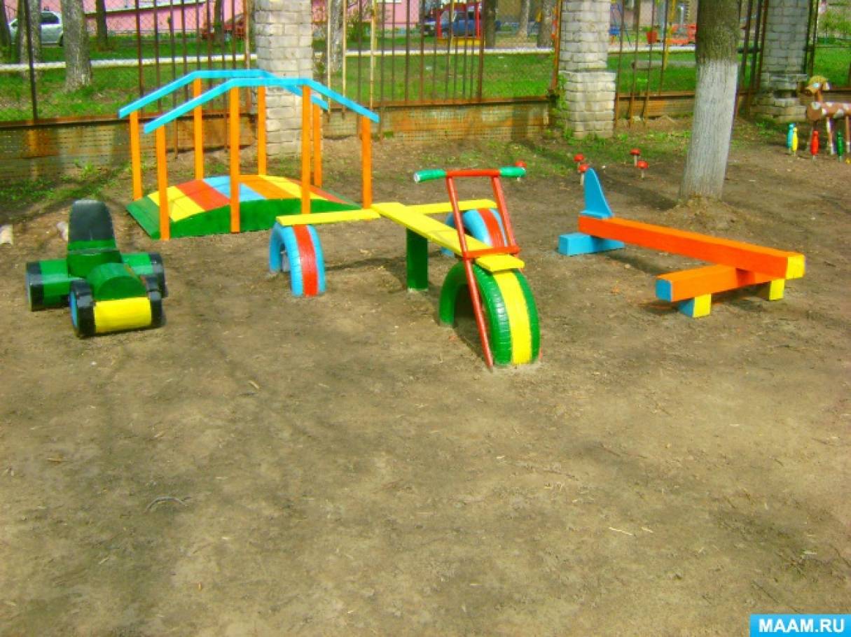 Детская площадка «на скорую руку»