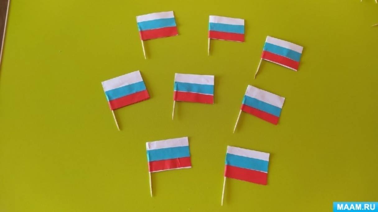 Флаг россии поделки