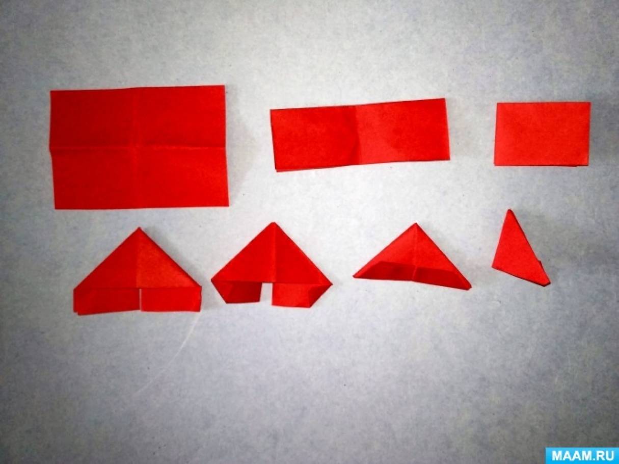Модульное оригами схемы с подробным описанием