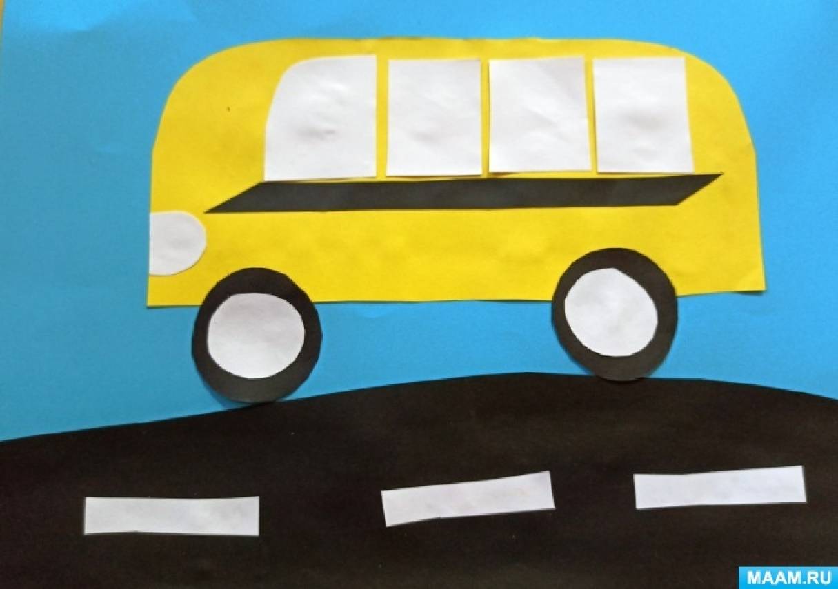 Поделки для детского сада Школьный автобус
