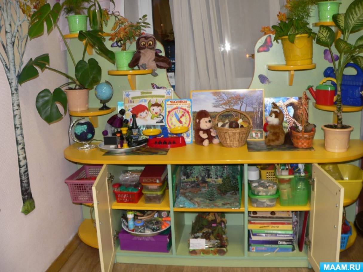 мебель для уголка экспериментирования в детском саду