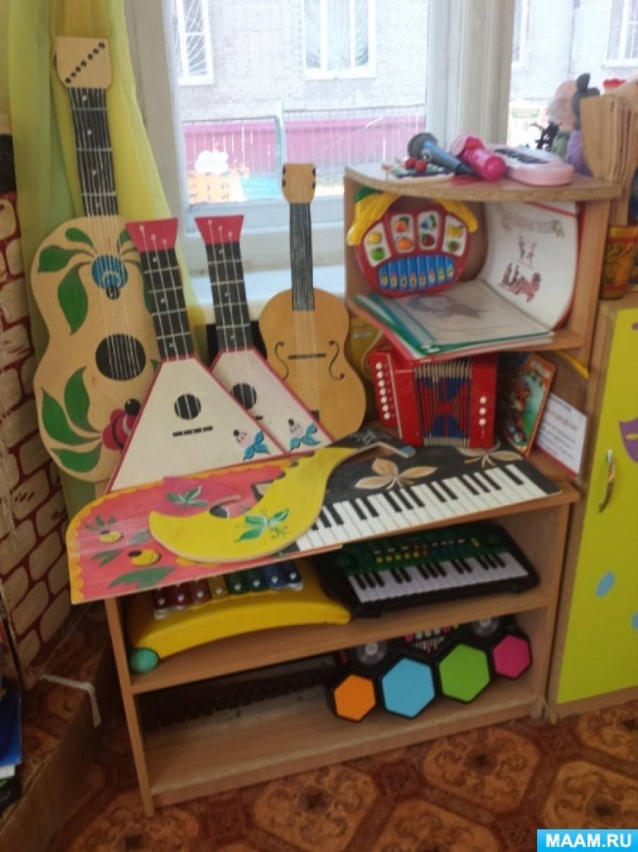 Музыкальные уголки и центры в детском саду - лучшее.
