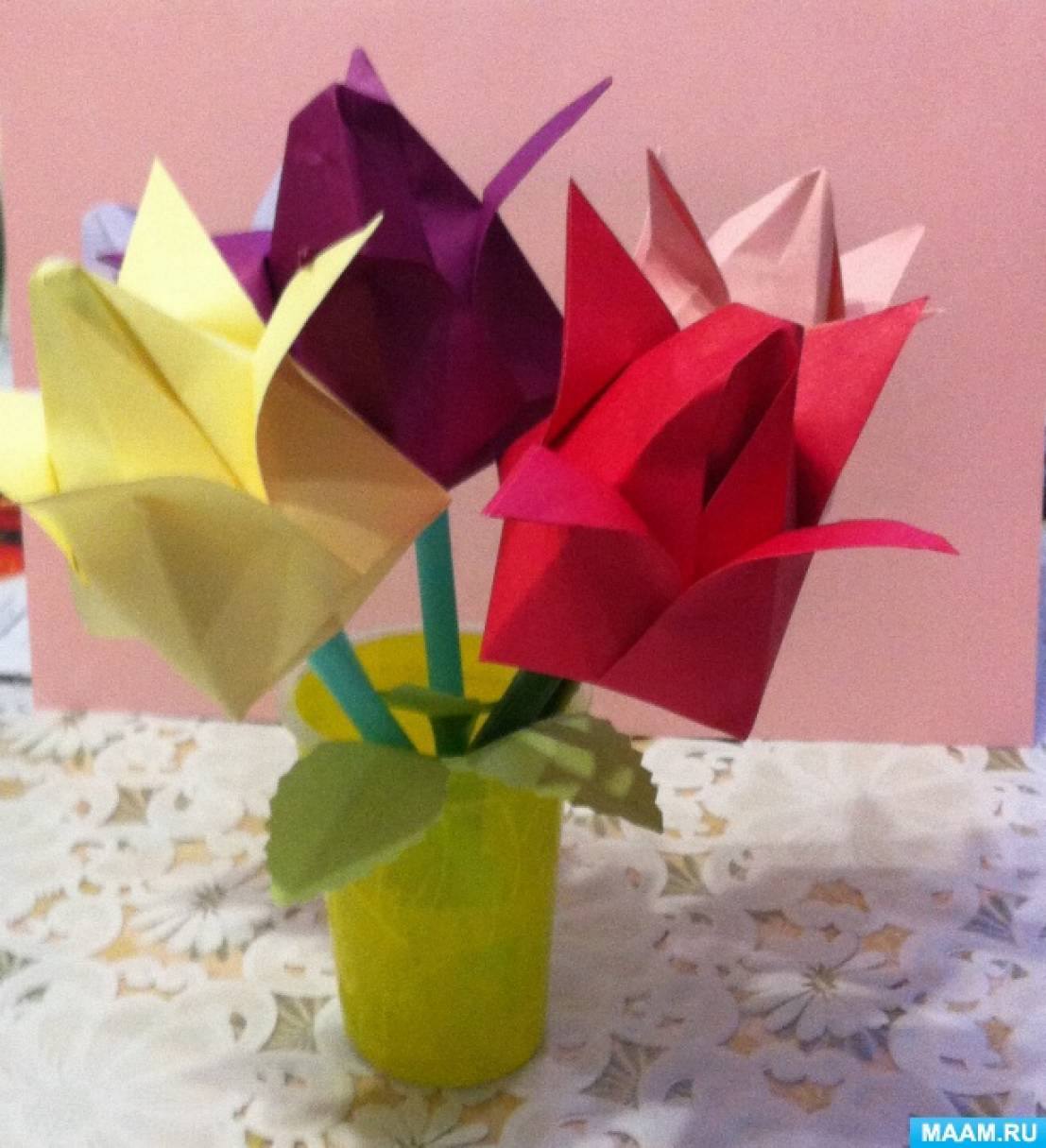 Модульное оригами: тюльпан Тянь-Шаня (рис. 2)
