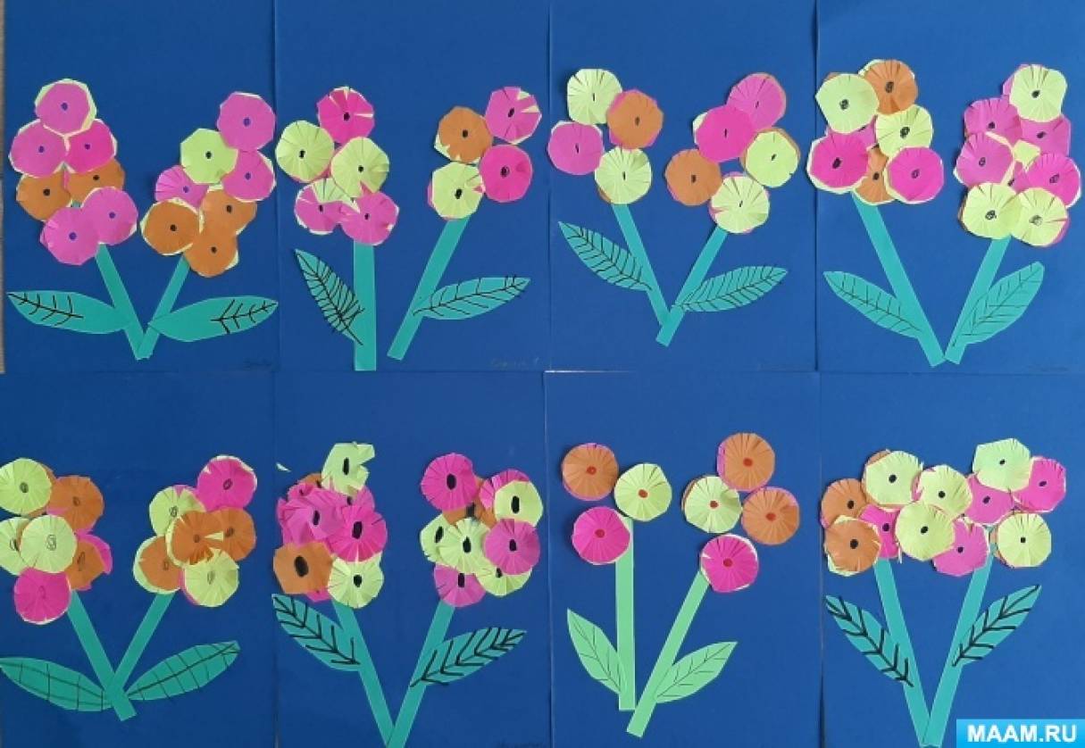 Изготовление открыток и цветов из гофрированной бумаги