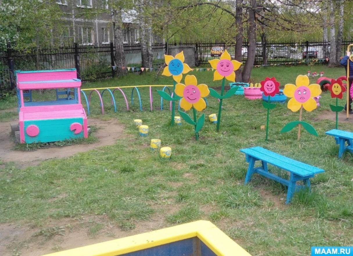 Оформление детской площадки своими руками. Как сделать площадку любимым местом для детских игр?