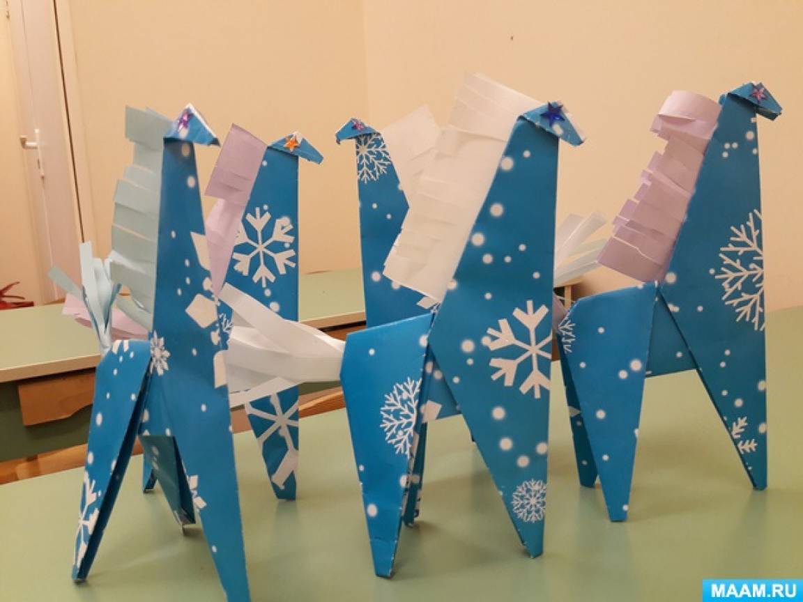 3Д оригами Дед Мороз и Снегурочка (схемы с видео)