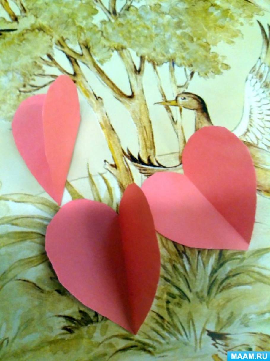 Объемные открытки ко Дню Влюбленных 14 февраля — 100 идей для творчества с детьми