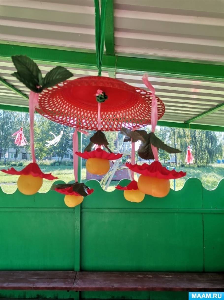 Как украсить веранду детского сада