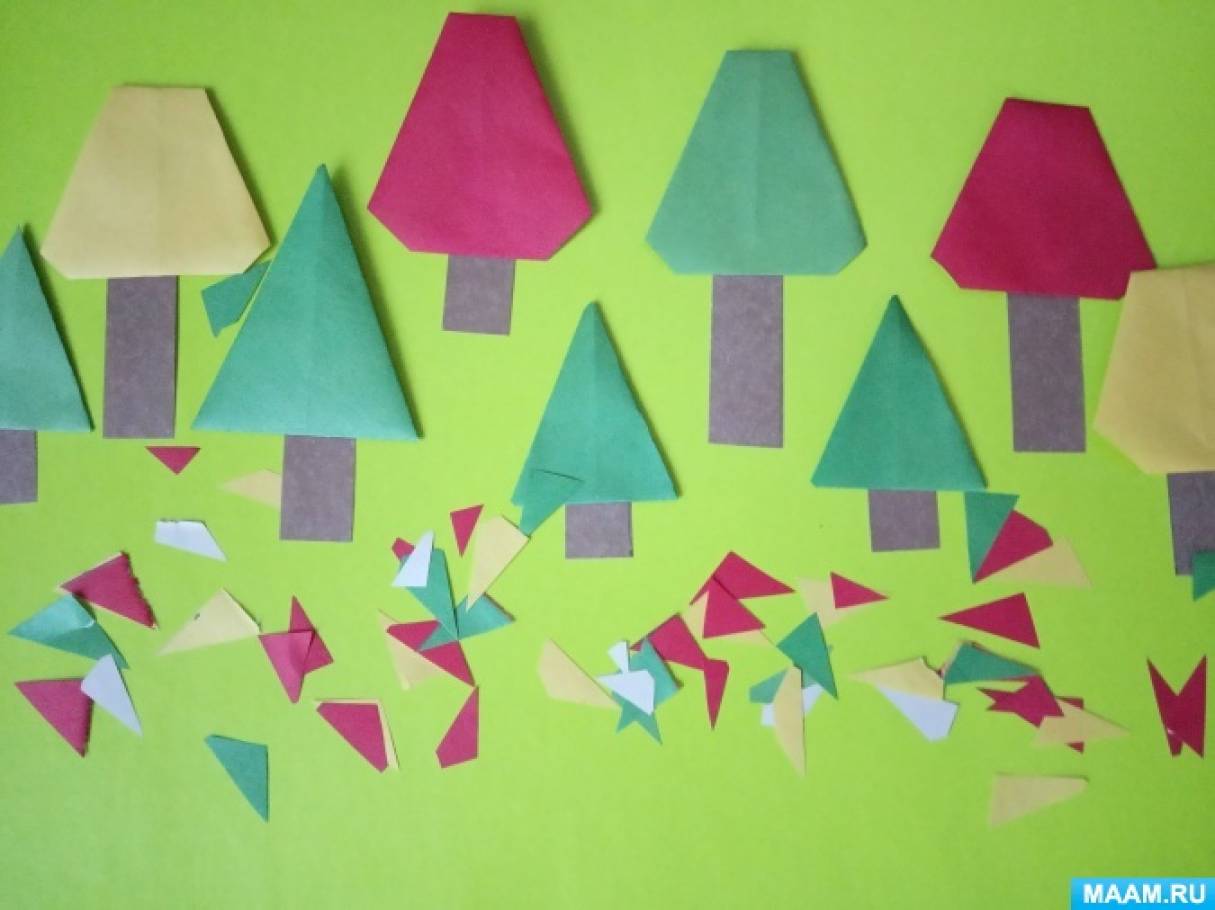 Конспект занятия по конструированию из бумаги способом оригами в детском саду в старшей группе