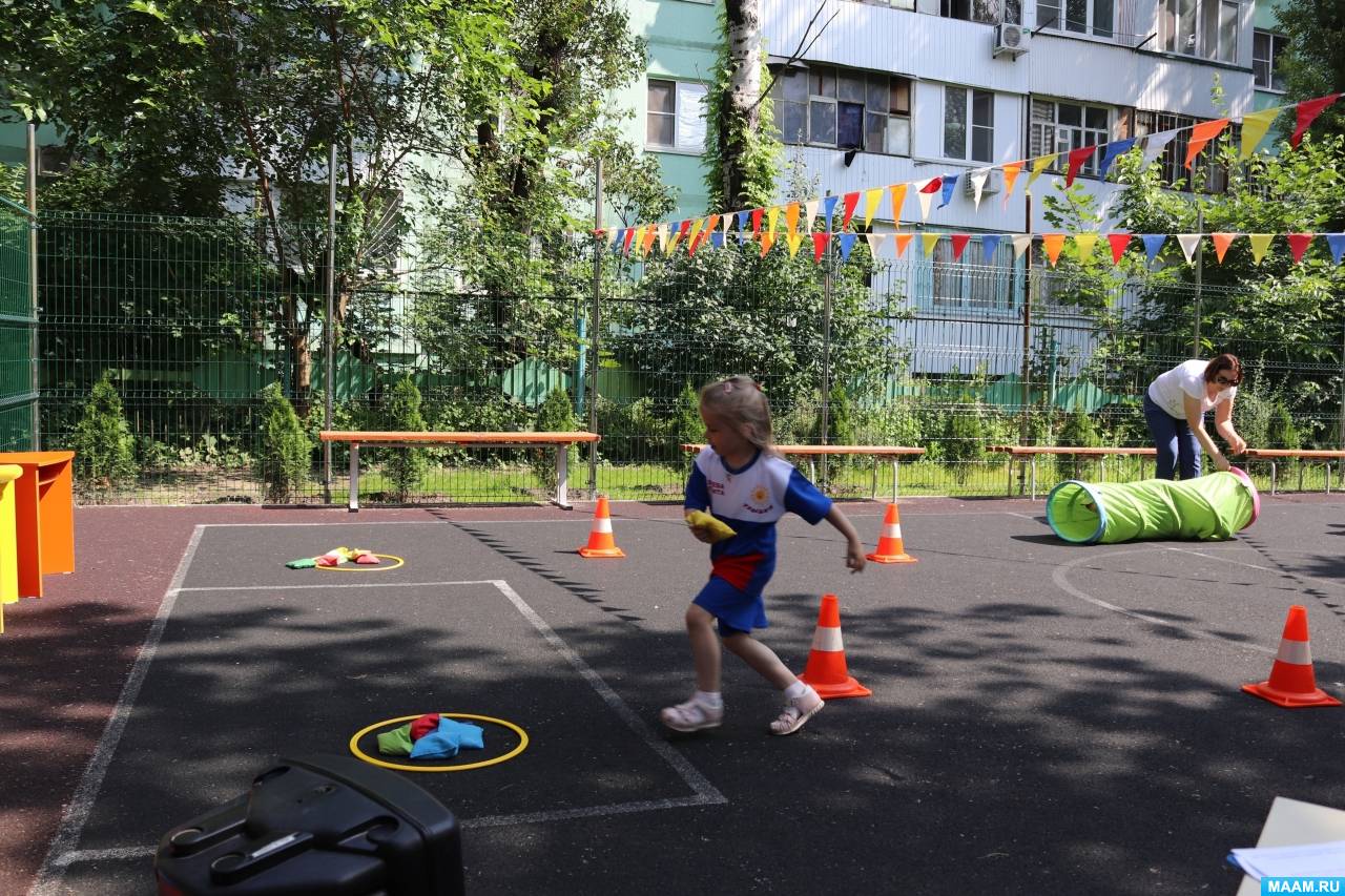 Фотоотчет о спортивном развлечении в детском саду «Весёлые старты» (9  фото). Воспитателям детских садов, школьным учителям и педагогам - Маам.ру