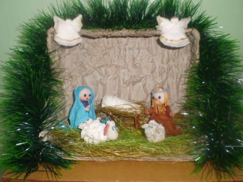 Поделки к Рождеству Христову своими руками: Вертеп