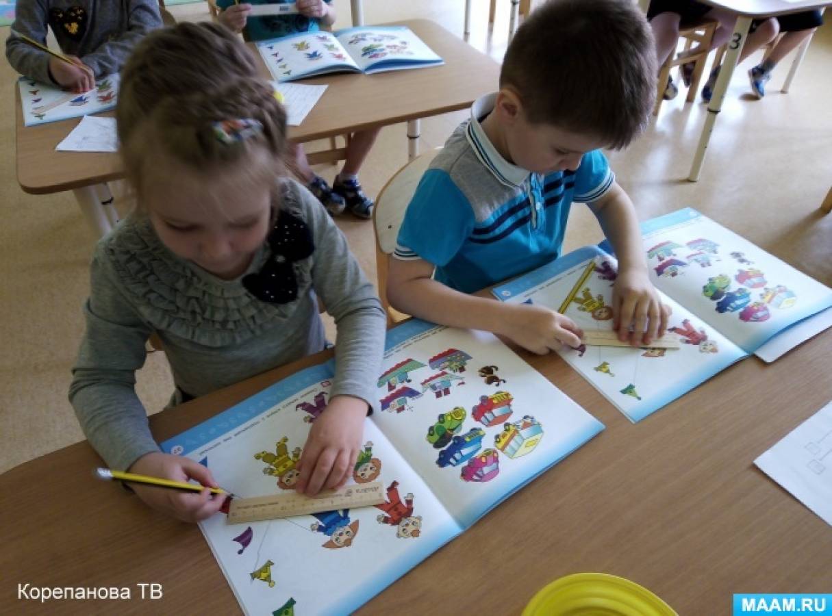 Конспект НОД по ФЭМП в старшей группе «Линейка. Прямые линии, отрезок» (5  фото). Воспитателям детских садов, школьным учителям и педагогам - Маам.ру