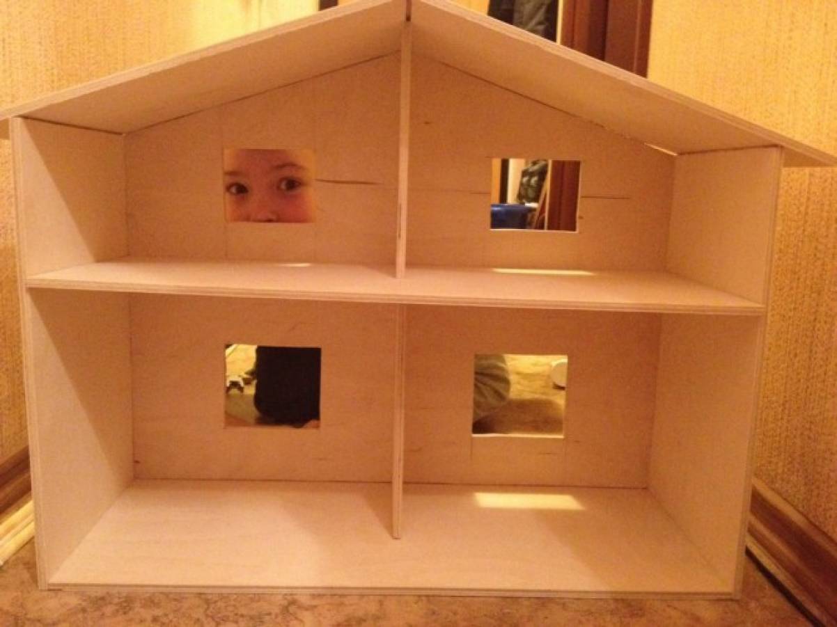 Кукольный домик из фанеры своими руками: схемы и чертежи как сделать
