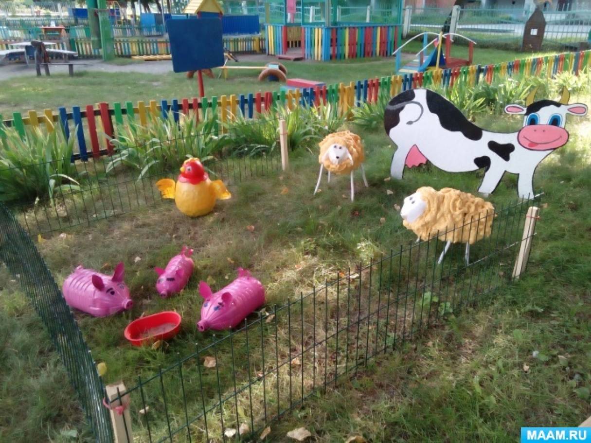 Детский участок в садике