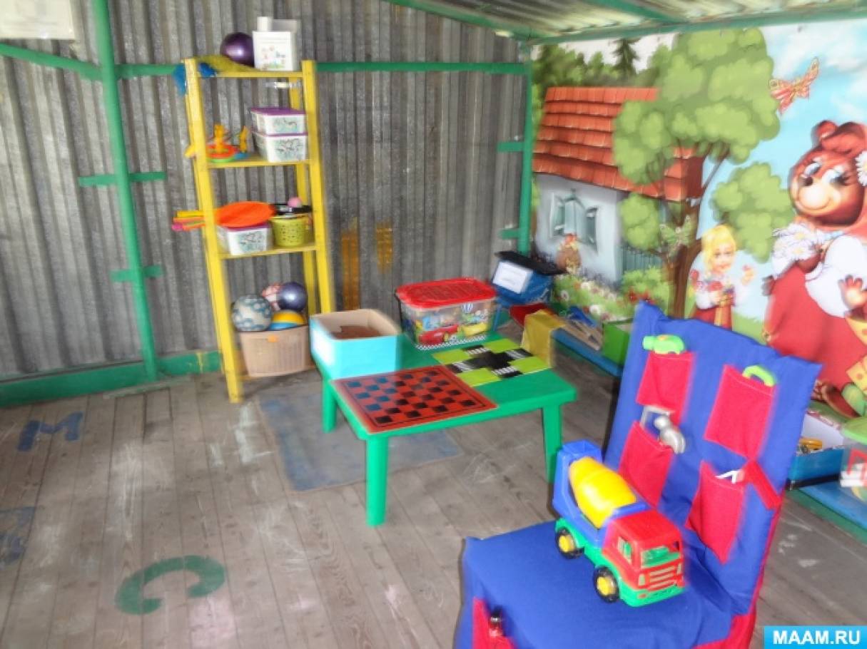 Мебель для участка в детском саду
