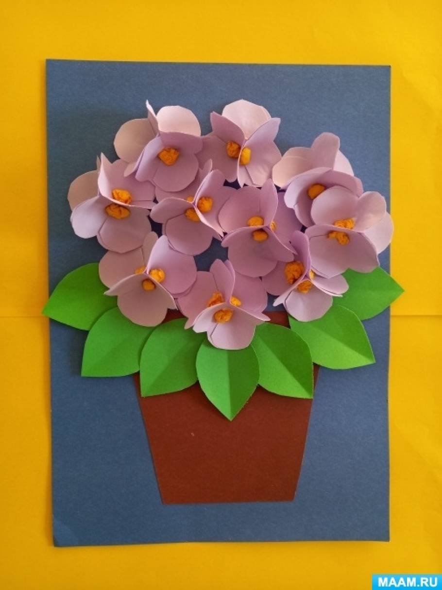 😊 DIY: Изготовление цветочных композиций из бумаги 😊