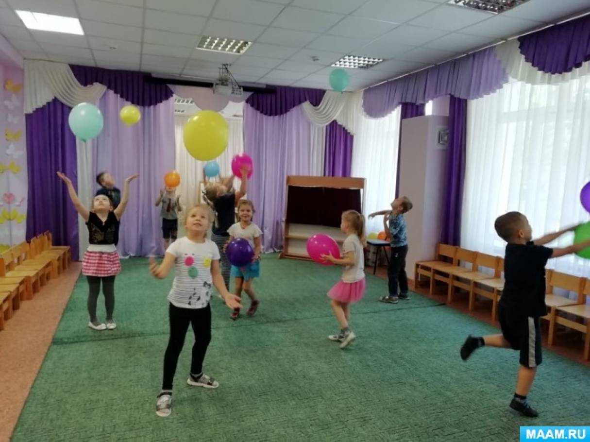 Музыкальное занятие с воздушными шарами (4 фото). Воспитателям детских  садов, школьным учителям и педагогам - Маам.ру