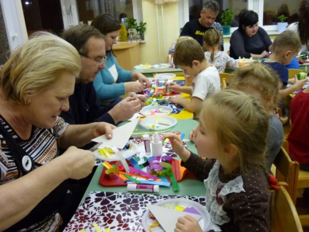 Мастер класс родители и дети в доу