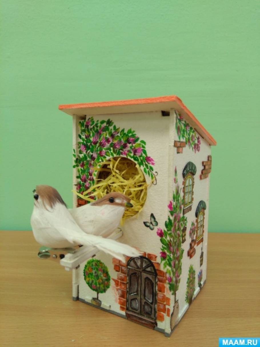 Кормушка для птиц из коробок от молока, + 150 фото, схемы